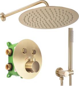 Rea Lungo zuhany készlet beépített termosztáttal Igen arany REA-P6716
