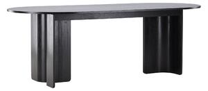 Asztal Dallas 5285, 75x100cm, Fekete