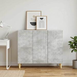 VidaXL Széf Betonszürke 89 x 34,5 x 80 cm Szerelt Fa