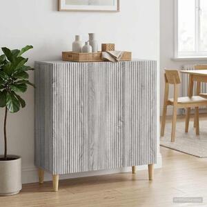VidaXL Széf Szürke Sonoma 89 x 34,5 x 80 cm Szerelt Fa