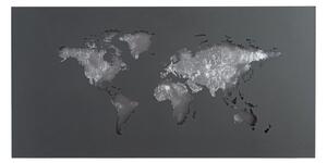 Fali Lámpa Lucande, World, Fekete, Nappali, Fém, Modern