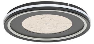 Mennyezeti Lámpa Lucande, Tillian, dimmable, Fekete, Nappali, Fém, Modern