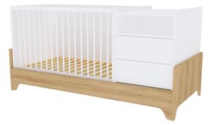 Faktum Lumina White Kombi Babaágy (70x120 Cm-80x180 Cm)
