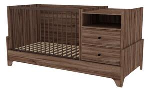 Faktum Nest Walnut Kombi Babaágy (70x120 Cm-80x180 Cm)