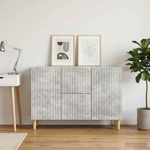 VidaXL Széf Betonszürke 89 x 34,5 x 60 cm Szerelt Fa