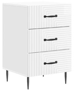 VidaXL Éjjeliszekrény Magasfényű Fehér 43 x 41 x 66,5 cm Szerelt Fa