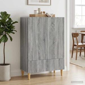 VidaXL Széf fiókkal Szürke Sonoma 66 x 34,5 x 95 cm Szerelt Fa