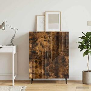 VidaXL Széf Füstös Tölgy 66 x 34,5 x 89,5 cm Szerelt Fa
