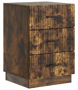 VidaXL Éjjeliszekrény Füstös Tölgy 43 x 41 x 63,5 cm Szerelt Fa