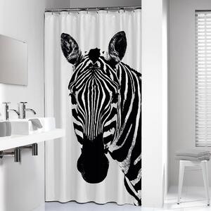 Sealskin Zebra zuhanyfüggöny 200x180 cm fehér-fekete 800150