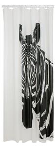 Sealskin Zebra zuhanyfüggöny 200x180 cm fehér-fekete 800150