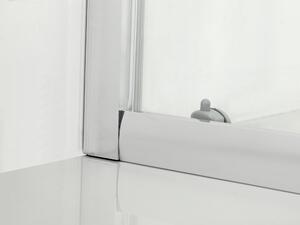 Hagser Andrea zuhanykabin 80x80 cm félkör alakú króm fényes/átlátszó üveg HGR90000020