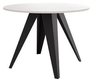 Asztal Oswego 175, 76cm, Fehér, Fekete