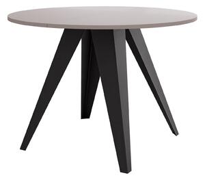 Asztal Oswego 175, 76cm, Fekete, Kasmír