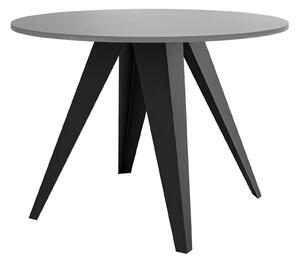 Asztal Oswego 175, 76cm, Grafit, Fekete