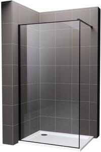 Hagser Hawisa zuhanykabin fal walk-in 100 cm fekete matt üveg/átlátszó üveg HGR60000022