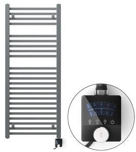 Welland Lux grafitszürke elektromos törölközőszárító design radiátor 500 x 1200mm digitális termosztáttal | Készletről gyors kiszállítással. ES+AF