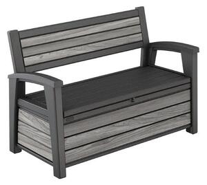 Kerti pad Keter Deco Garden Bench Storm grey