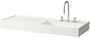 Laufen Kartell mosdótál 120x60 cm négyszögletes beépíthető fehér H8133324001121