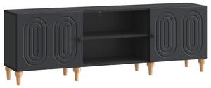 VidaXL Fekete TV szekrény, 150 x 31 x 50 cm, Anyaga: Feldolgozott fa