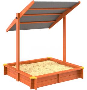 Spielwerk Sami homokozó tetővel, lucfenyő, 120x120x120 cm