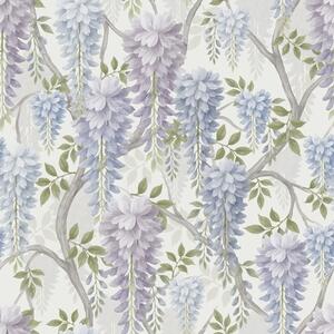 Tapéta Lila és világoskék árnyalatú puha wisteria, Virágok és növények tapétá, a00886 : Uwalls.hu