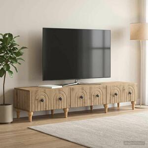 VidaXL TV szekrény Kézműves tölgy 147 x 34,5 x 30 cm Mérnöki fa
