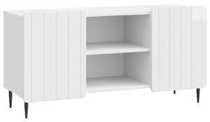 VidaXL TV szekrény magasfényű fehér 102 x 34,5 x 52 cm, feldolgozott fa