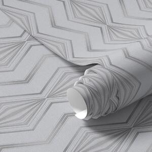 Tapéta Világosszürke rombusz geometrikus mintázat, Absztrakt tapétá, a00973v2 : Uwalls.hu