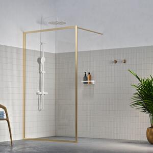 Sealskin Contour zuhanykabin fal walk-in 120 cm arany csiszolt/átlátszó üveg CDA31186495100