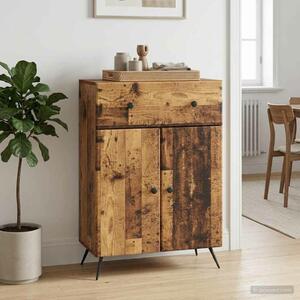 VidaXL Széf Antik Fa 66 x 34,5 x 90 cm Szerelt Fa