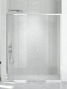 New Trendy New Corrina zuhanyajtók 170 cm tolható alumínium fényes/átlátszó üveg D-0186A