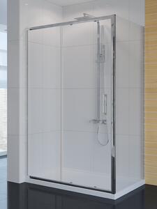 New Trendy New Corrina zuhanykabin 120x90 cm négyszögletes alumínium fényes/átlátszó üveg D-0090A/D-0079B