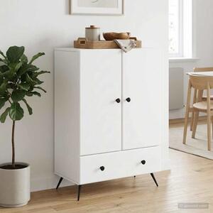 VidaXL Széf Fehér 66 x 34,5 x 95 cm Szerelt Fa