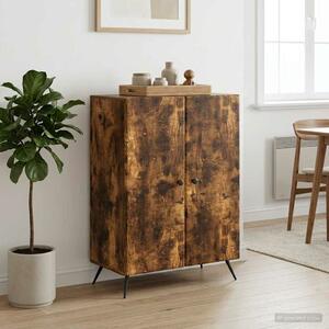 VidaXL Széf Füstös Tölgy 66 x 34,5 x 90 cm Szerelt Fa