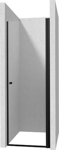 Deante Kerria Plus zuhanyajtók 80 cm dönthető fekete matt üveg/átlátszó üveg KTSWN42P
