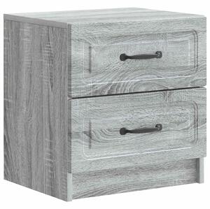 VidaXL Éjjeliszekrény fiókkal 2 pcs Szürke Sonoma 43 x 34,5 x 44,5 cm