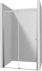 Deante Kerria Plus zuhanyajtók 140 cm tolható króm fényes/átlátszó üveg KTSP014P