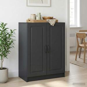 VidaXL Széf Fekete 66 x 34,5 x 87 cm Szerelt Fa