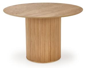 Rodlin kerek fa asztal 120 cm - természetes tölgy