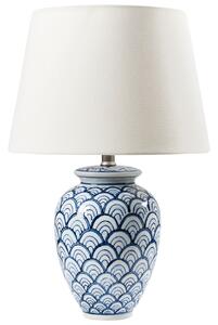 Asztali lámpa JAUCA Porcelán Fehér/kék