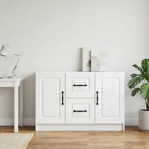 VidaXL Széf Fehér 89 x 34,5 x 57 cm Szerelt Fa