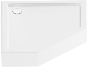 New Trendy New Azura ötszögletű zuhanytálca 100x80 cm fehér B-0416
