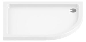 New Trendy Maxima félkör alakú zuhanytálca 120x85 cm fehér B-0336(L)