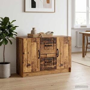 VidaXL Széf Antik Fa 89 x 34,5 x 57 cm Szerelt Fa