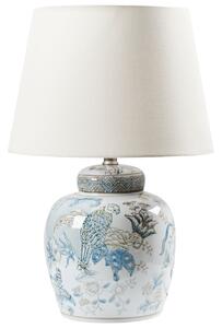 Asztali lámpa JAMAPA Porcelán Fehér/kék