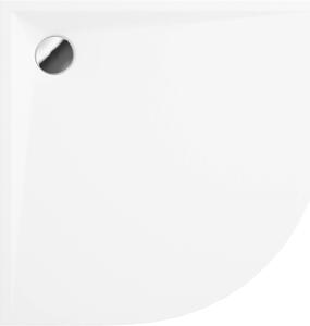 Deante Kerria Plus félkör alakú zuhanytálca 80x80 cm fehér KTS_054B