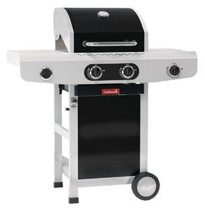 Barbecook BC-GAS-2014 Siesta 210 Black Edition gázgrill, oldalégővel, 112x56x118cm
