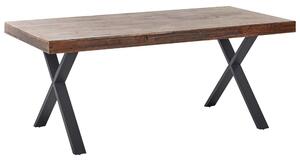 Étkezőasztal CLIFTON Sötétbarna 180 cm 90 cm Fenyő