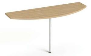 Mayah Freedom SV-49 Tárgyalótoldat íves 45x140 cm Kőris